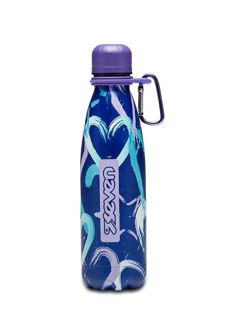 SEVEN COLOR 0.5 L thermal water bottle BLUE PRINT - Thermal bottles