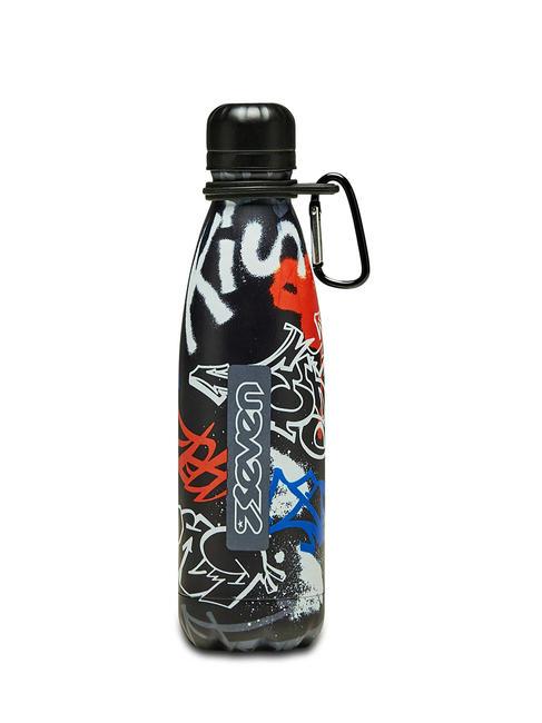 SEVEN COLOR 0.5 L thermal water bottle Black - Thermal bottles