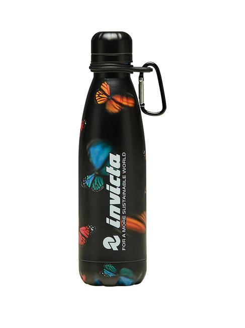INVICTA FRESH 0.5 L thermal water bottle blurry butterfly - Thermal bottles