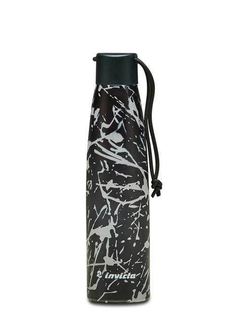 INVICTA LACE 0.5 L thermal water bottle black dripping - Thermal bottles