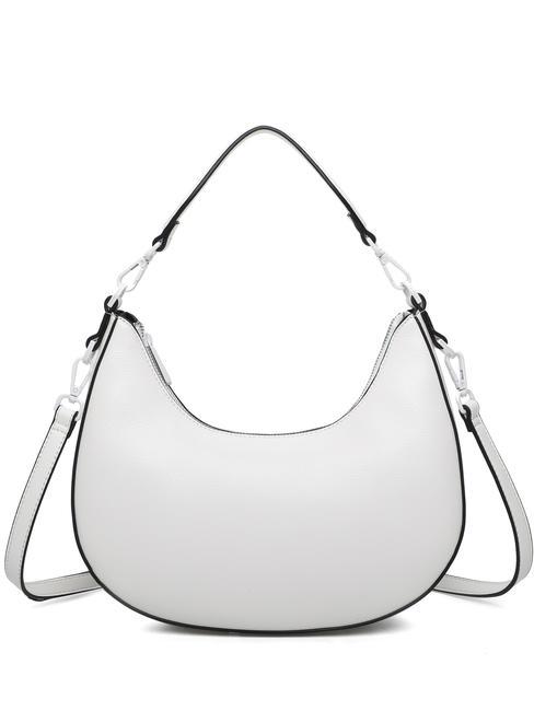 ROCCOBAROCCO NINA Crescent shoulder bag white - Women’s Bags