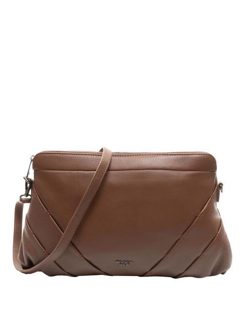 TOSCA BLU MIMOSA Shoulder bag, in leather DarkBrown - Women’s Bags