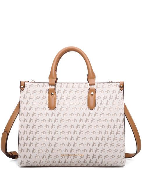 ROCCOBAROCCO MONOGRAM Logo Hand bag, with shoulder strap white - Women’s Bags