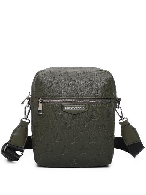ROCCOBAROCCO MONOGRAM Embossed Shoulder bag army - Over-the-shoulder Bags for Men