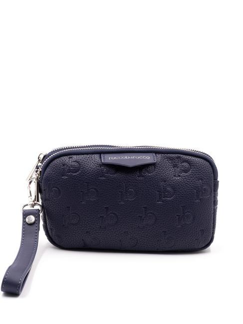 ROCCOBAROCCO MONOGRAM  Clutch bag with cuff navy - Women’s Bags