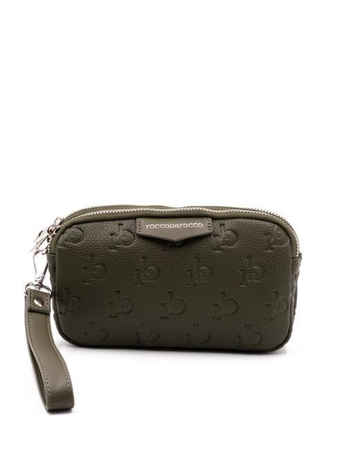 ROCCOBAROCCO MONOGRAM  Clutch bag with cuff army - Women’s Bags
