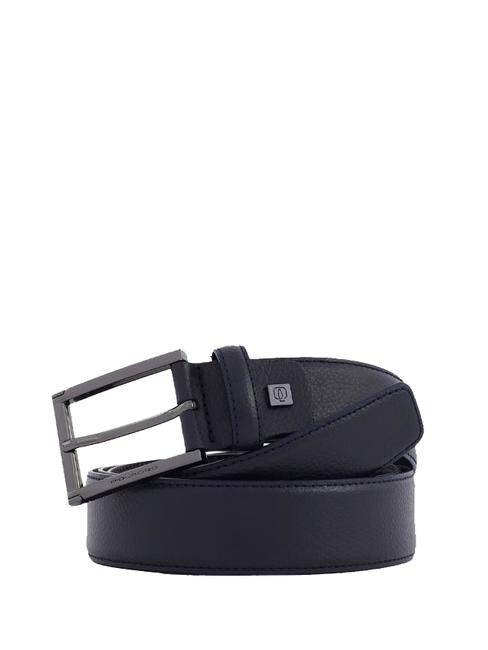 PIQUADRO MODUS RESTYLING Leather belt blue - Belts