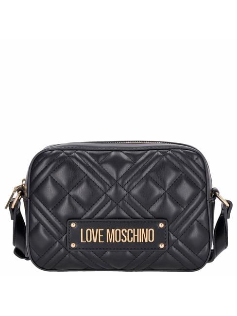 LOVE MOSCHINO QUILTED  Shoulder case camera Black - Women’s Bags