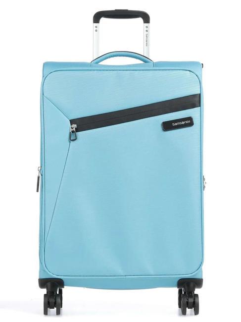 SAMSONITE LITEBEAM Medium expandable trolley ocean blue - Semi-rigid Trolley Cases