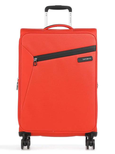 SAMSONITE LITEBEAM Medium expandable trolley tang / orang - Semi-rigid Trolley Cases