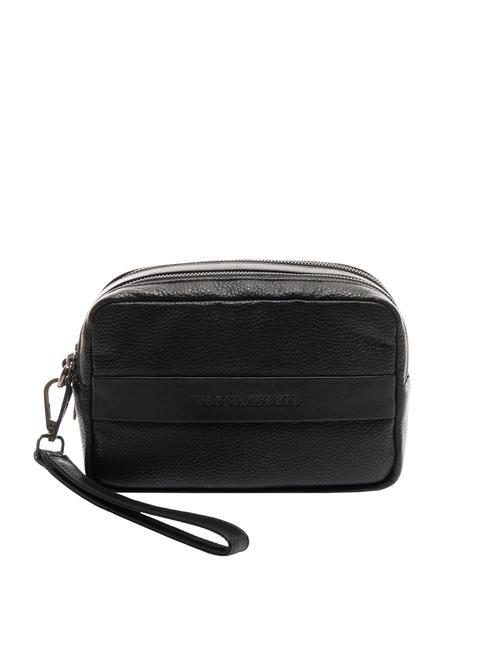 ROCCOBAROCCO JOHN Leather clutch bag with cuff black - Women’s Bags