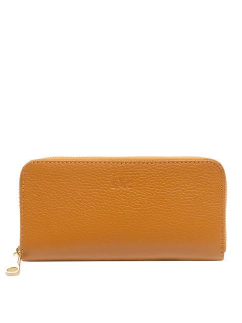 LESAC FIORDALISO  Zip around leather wallet natural - Women’s Wallets