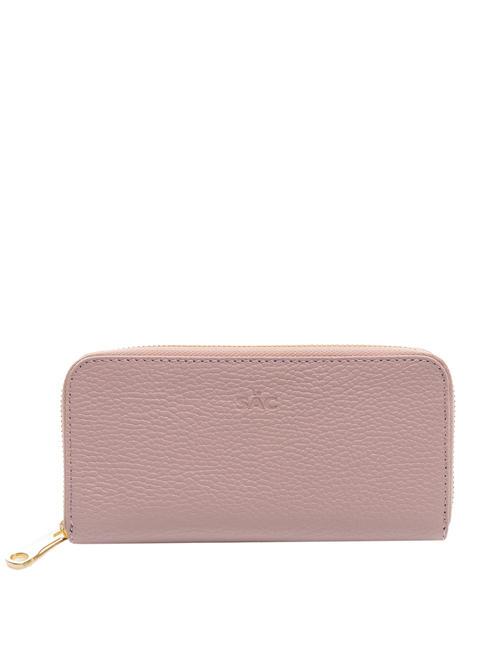 LESAC FIORDALISO  Zip around leather wallet millennial pink - Women’s Wallets
