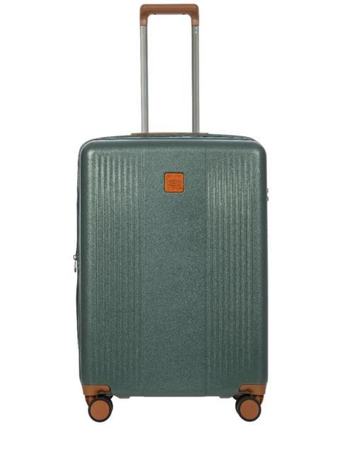 BRIC’S FERRARA Medium trolley, expandable green - Rigid Trolley Cases