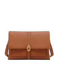 COCCINELLE DORIAN Shoulder bag, in hammered leather CUIR - Women&rsquo;s Bags - 1