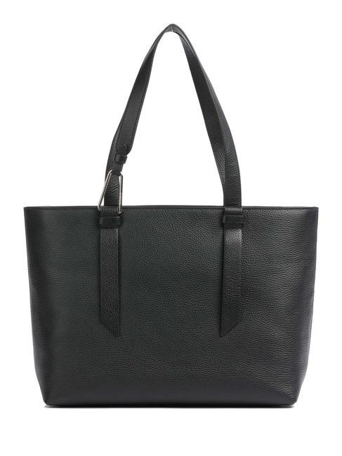 COCCINELLE MALORY  Shoulder shopper, in leather Black - Women’s Bags