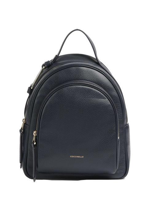COCCINELLE MALORY  Leather backpack midnight blue - Women’s Bags