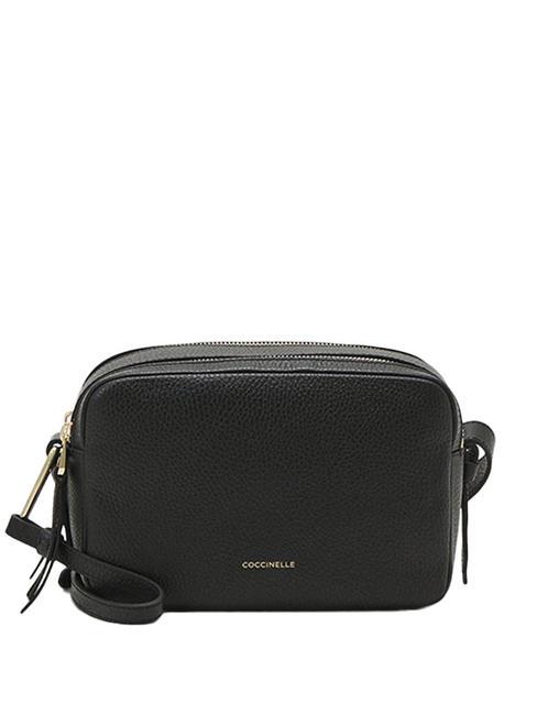 COCCINELLE MALORY  Mini Camera Bag with shoulder strap Black - Women’s Bags