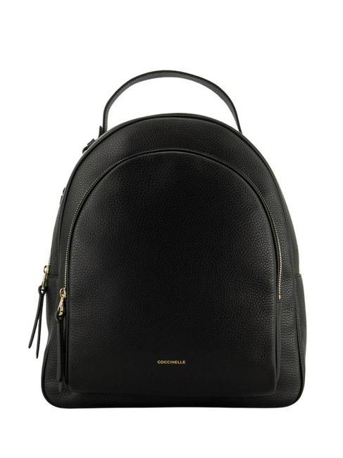 COCCINELLE MALORY  Leather backpack Black - Women’s Bags