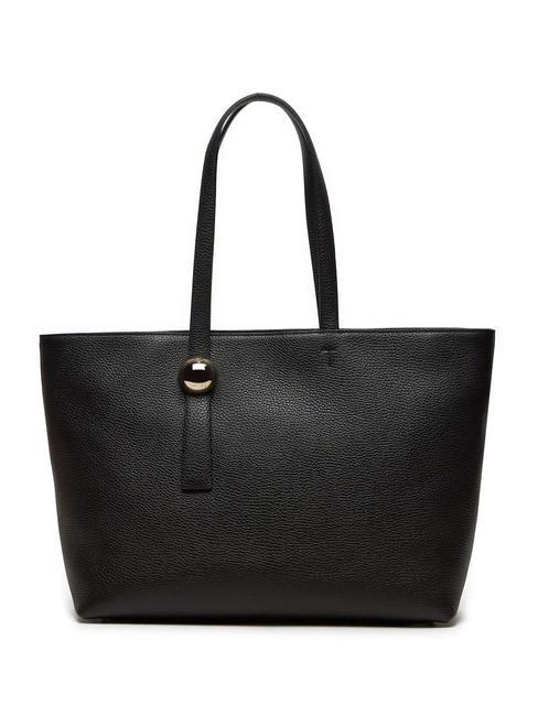 FURLA SFERA  Leather shopping bag Black - Women’s Bags