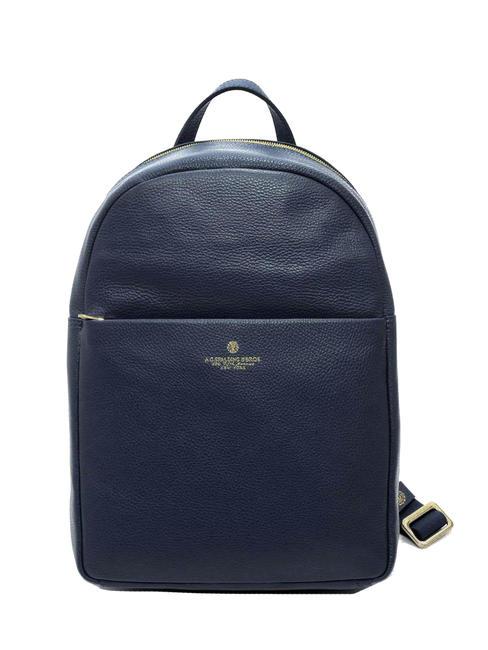SPALDING TIFFANY Leather laptop backpack blue - Women’s Bags