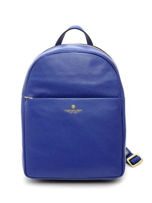 SPALDING TIFFANY Leather laptop backpack blue - Women’s Bags