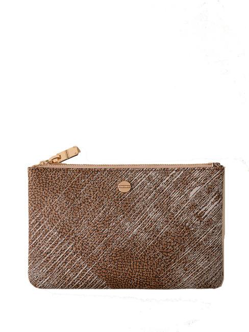 BORBONESE VITE COATED  Hand clutch bag natural/porridge - Women’s Bags