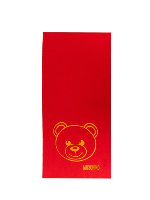 MOSCHINO BEAR Wool scarf red - Scarves