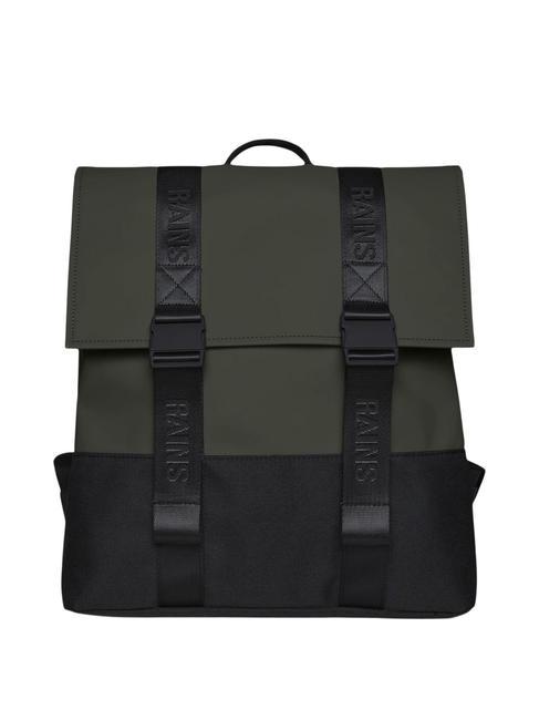 RAINS TRAIL MSN  16" PC backpack greens - Backpacks