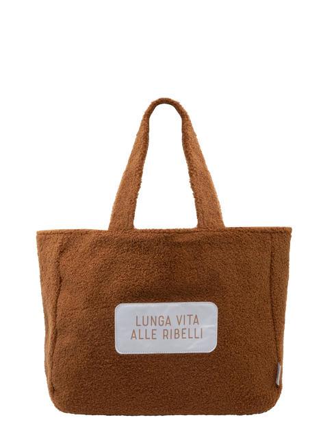 MINIPA' TEDDY COLLECTION Shoulder shopping bag brown - Kids bags and accessories