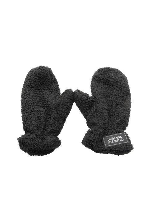 MINIPA' TEDDY COLLECTION Mitten gloves Black - Kids bags and accessories