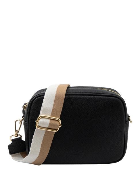 LESAC LUCIA Dollar leather double shoulder bag black - Women’s Bags