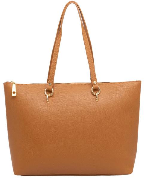 LESAC VIOLA  Leather shopping bag natural - Women’s Bags