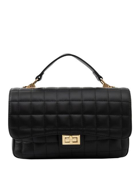 LESAC PEONIA  Handbag, with shoulder strap, in leather neros28 - Women’s Bags
