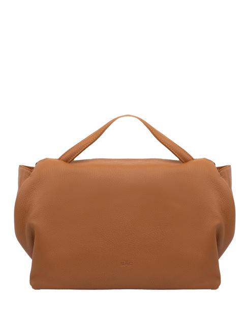 LESAC FRESIA Handbag, with shoulder strap, in leather natural - Women’s Bags