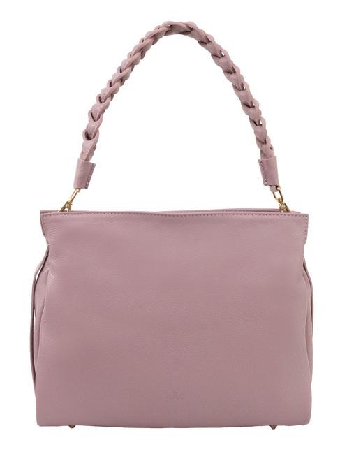 LESAC BIANCOSPINO  Shoulder bag, with shoulder strap, in leather millennial pink - Women’s Bags