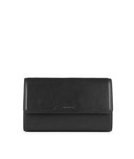 PIQUADRO CAMPIONARIO - GEA  Leather clutch bag Black - Women&rsquo;s Bags - 1