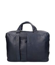 PIQUADRO P15PLUS 15.6 "laptop briefcase blue - Work Briefcases - 1