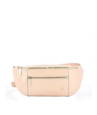 PIQUADRO CAMPIONARIO -  BLUE SQUARE Leather belt bag ROSA - Hip pouches - 1