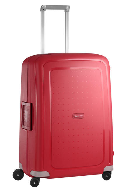 SAMSONITE Trolley S'CURE Line, medium size crismond red - Rigid Trolley Cases