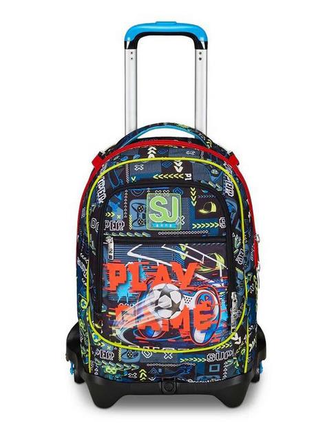 SJGANG FUNNYGOAL 3 in 1 trolley backpack, detachable FIERY RED - Backpack trolleys