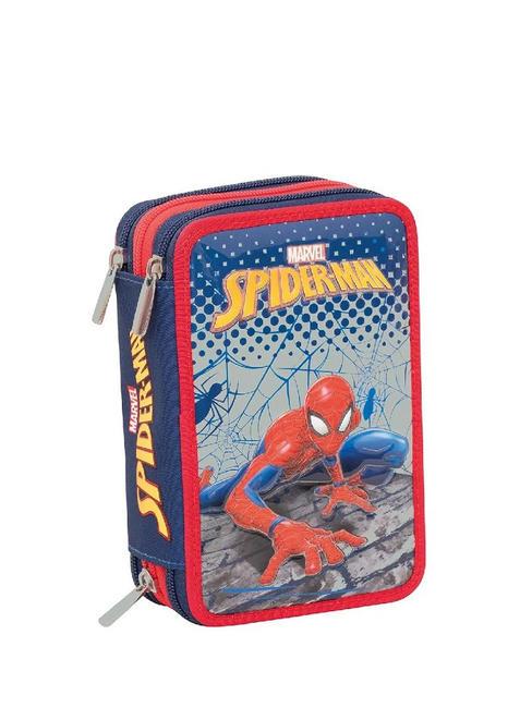 SPIDERMAN WEBBED WONDER Pencil case with complete school kit Bluedeep - Cases and Accessories
