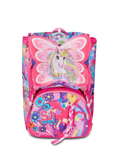 SJGANG UNICORNO Double backpack fuxiafluo - Kids bags and accessories