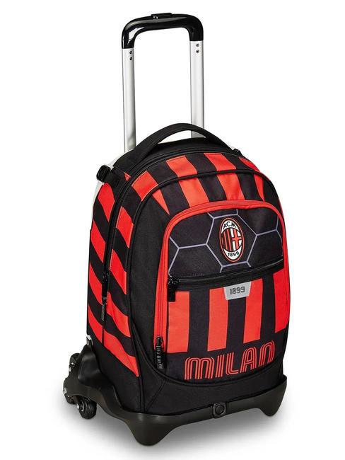 MILAN PATH OF VICTORY 3 in 1 trolley backpack, detachable Black - Backpack trolleys