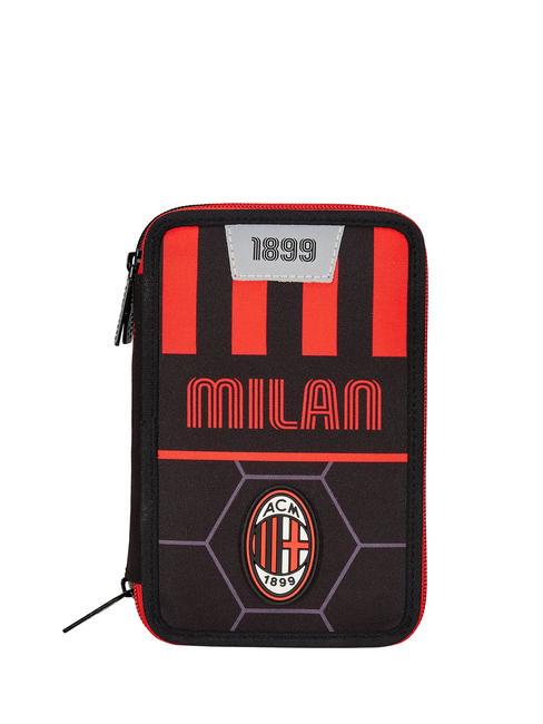 MILAN PATH OF VICTORY Pencil case with complete school kit Black - Cases and Accessories