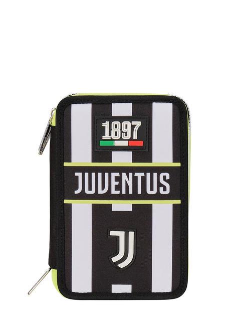 JUVENTUS WIN IS THE RULE Pencil case with complete school kit Black - Cases and Accessories
