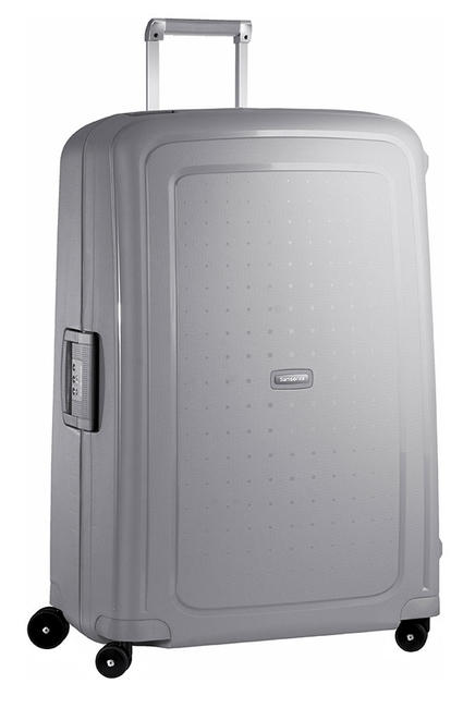 SAMSONITE Trolley S'CURE line, extra-large size SILVER - Rigid Trolley Cases