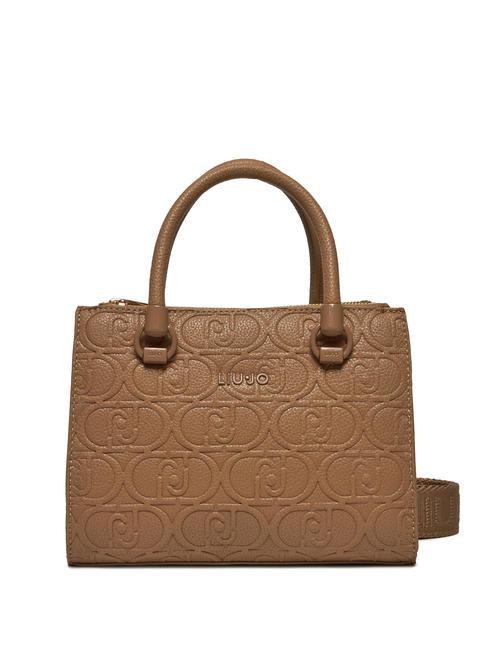 LIUJO EMBOSSED LOGO Handbag, with shoulder strap teddy - Women’s Bags