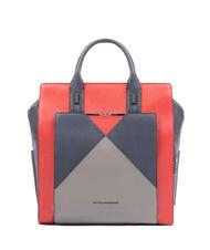 PIQUADRO PRISMA Leather backpack briefcase, 15 "pc holder - Work Briefcases