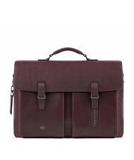 PIQUADRO ARES  15.6" leather laptop briefcase - Work Briefcases